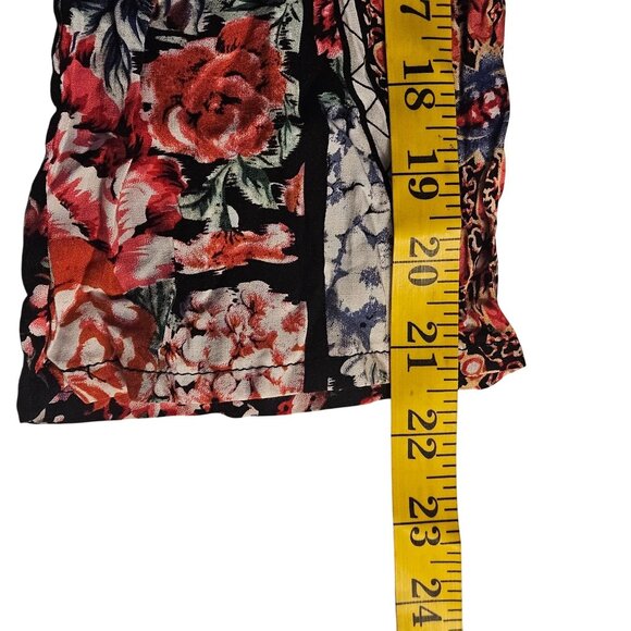 Jaase Woman Babydoll Boho Chic Mini Dress XS Festival Cottagecore Artisanal Core - Picture 8 of 13